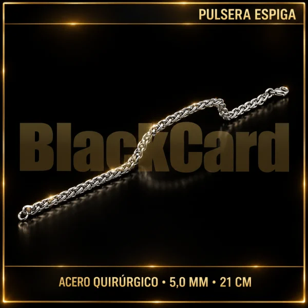 PULSERA ESPIGA (5.0MM - 21CM) (A.Q)