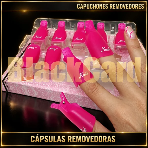 CAPUCHONES CÁPSULAS REMOVEDORAS