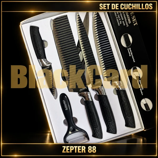 SET CUCHILLOS LUJO ZEPTER 88