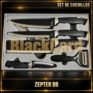 SET CUCHILLOS LUJO ZEPTER 88
