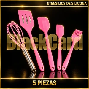 SET DE UTENSILIOS DE SILICONA x 5