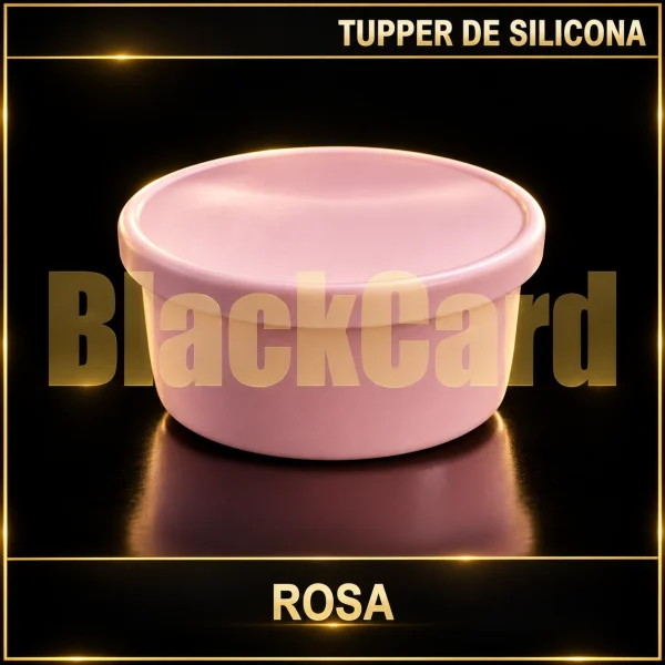 TUPPER DE SILICONA ROSA