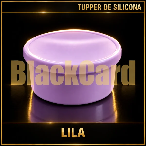 TUPPER DE SILICONA LILA