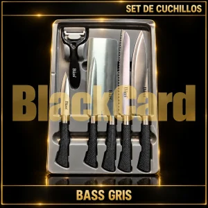 SET DE CUCHILLOS BASS GRIS