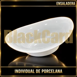 ENSALADERA INDIVIDUAL DE PORCELANA