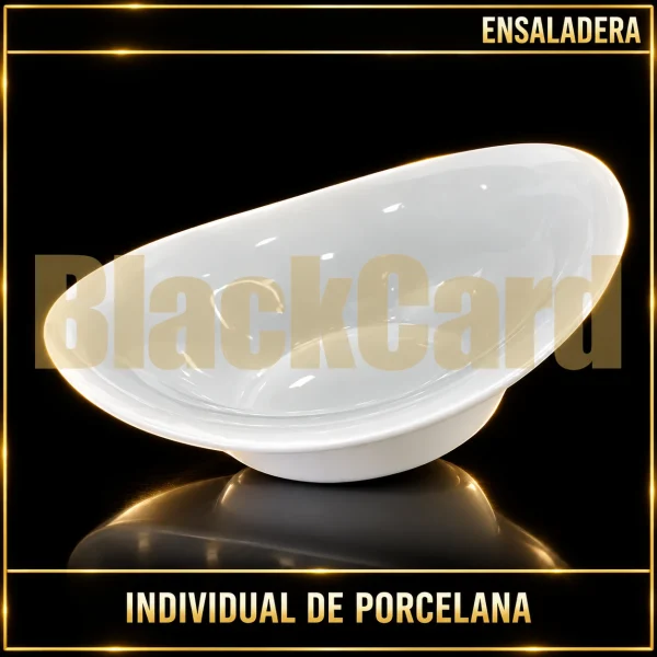 ENSALADERA INDIVIDUAL DE PORCELANA