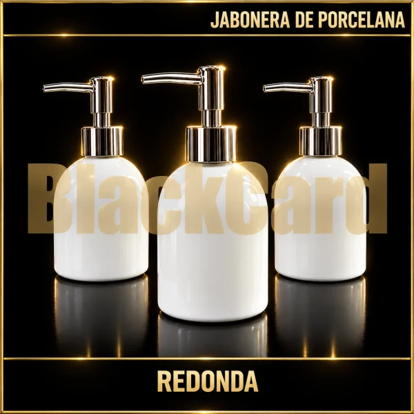 JABONERA PORCELANA REDONDA