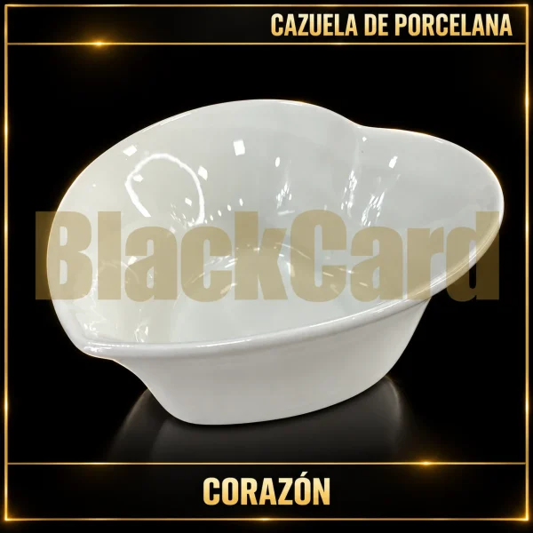 CAZUELA PORCELANA CORAZON