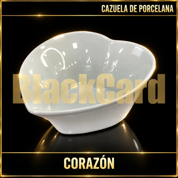 CAZUELA PORCELANA CORAZON