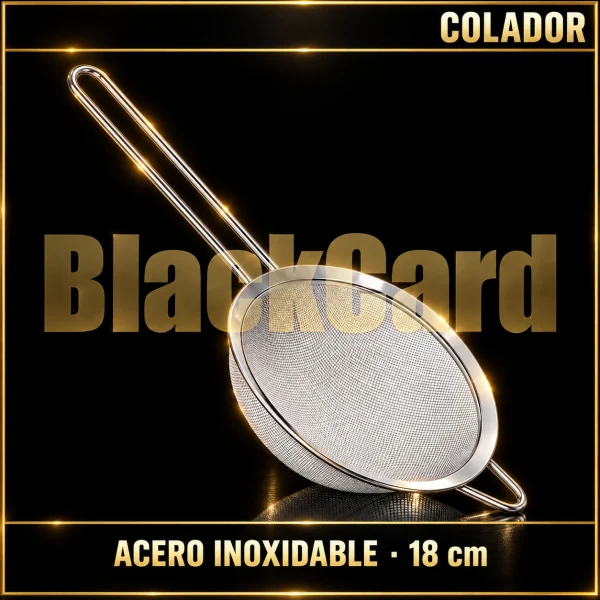 COLADOR ACERO INOXIDABLE 18CM
