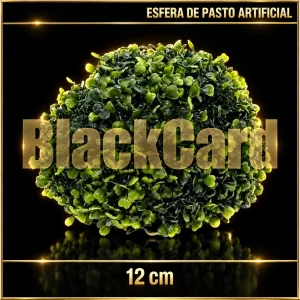 ESFERA DECORACIÓN PASTO ARTIFICIAL 12CM