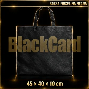 BOLSA FRISELINA NEGRA 45 x 40 x 10 cm