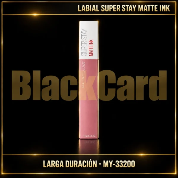 LABIAL LARGA DURACIÓN SUPERSTAY MATTE INK (MY-33200)