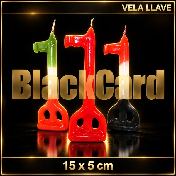 VELA LLAVE 15 x 5cm
