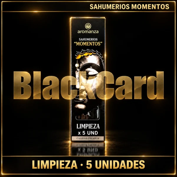 SAHUMERIO MOMENTOS X5 UNIDADES - LIMPIEZA