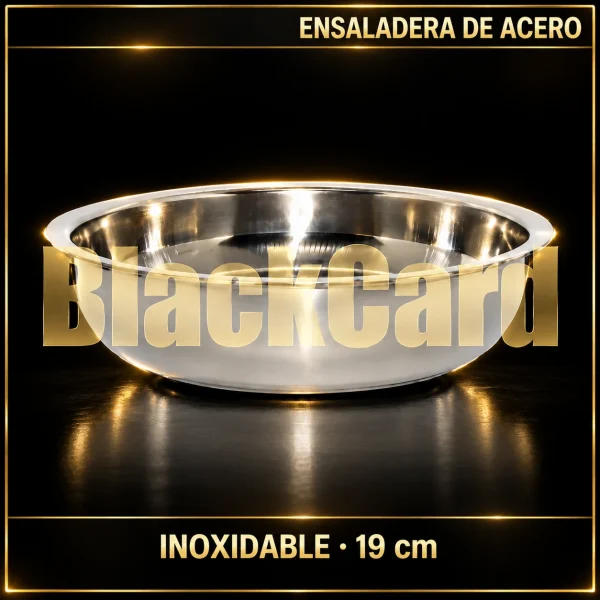 ENSALADERA ACERO INÓX. 19CM