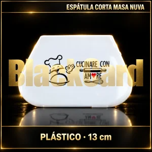 ESPATULA CORTA MASA DE PLASTICO 13CM NUVA