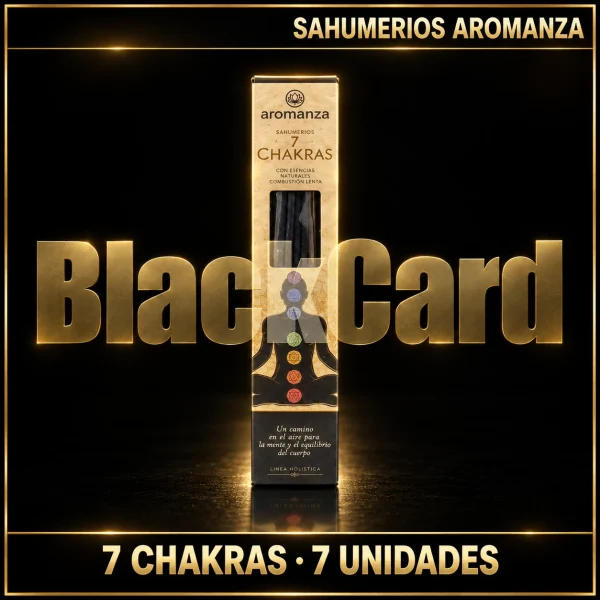 SAHUMERIOS AROMANZA 7 CHAKRAS X7 UNIDADES