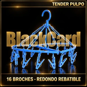 TENDER PULPO 16 BROCHES REDONDO REBATIBLE