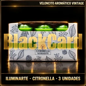 VELONCITO AROMATICO VINTAGE CITRONELLA X3 ILUMINARTE