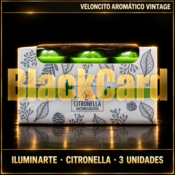 VELONCITO AROMATICO VINTAGE CITRONELLA X3 ILUMINARTE