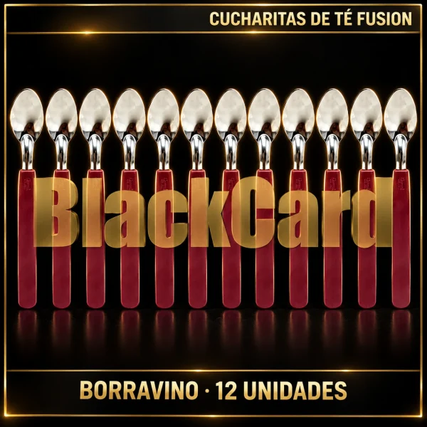 CUCHARITA DE TE X 12 BORRAVINO FUSION BOLSA