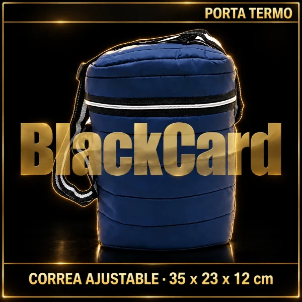 PORTA TERMO C/CORREA AJUSTABLE 35X23X12CM