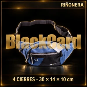 RIÑONERA 4 CIERRES 30X14X10CM