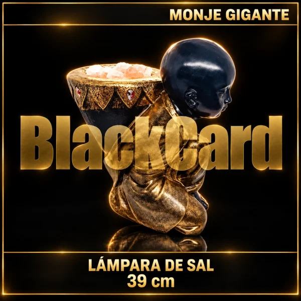 MONJE GIGANTE LAMPARA DE SAL 39CM
