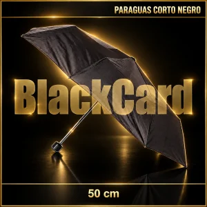 PARAGUAS CORTO NEGRO 50CM
