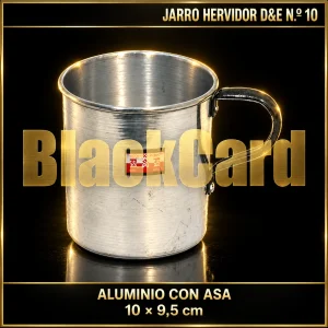 JARRO HERVIDOR DE ALUMINIO C/ASA D&E Nº10 10X9.5CM