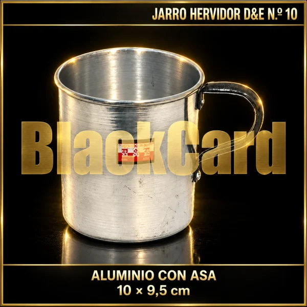 JARRO HERVIDOR DE ALUMINIO C/ASA D&E Nº10 10X9.5CM