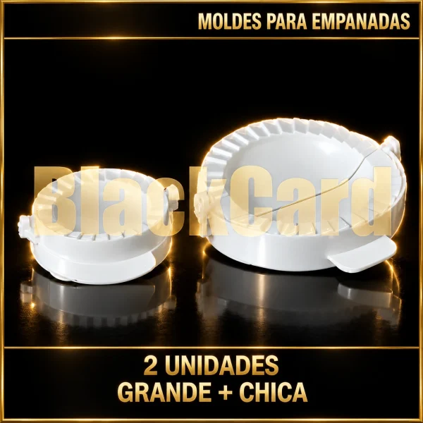 MOLDE PARA EMPANADAS X2 GRANDE + CHICA