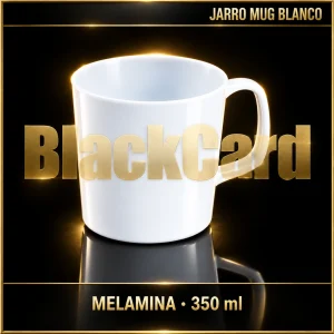 JARRO MUG BLANCO MELAMINA 350ML