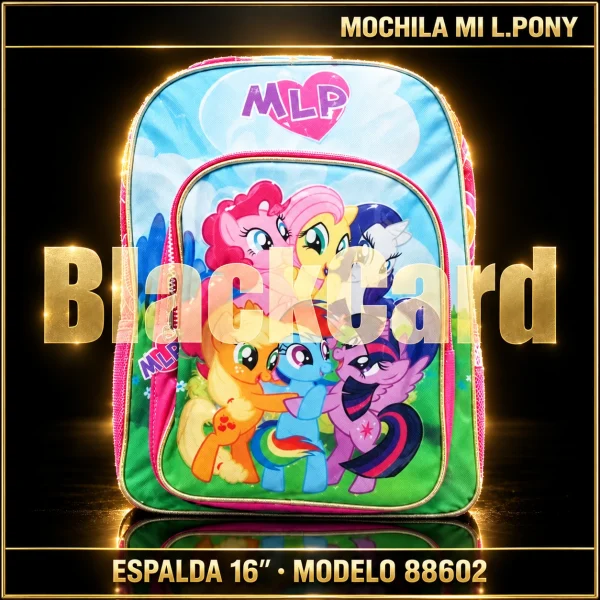 MOCHILA MI L.PONY ESPALDA 16´(88602)