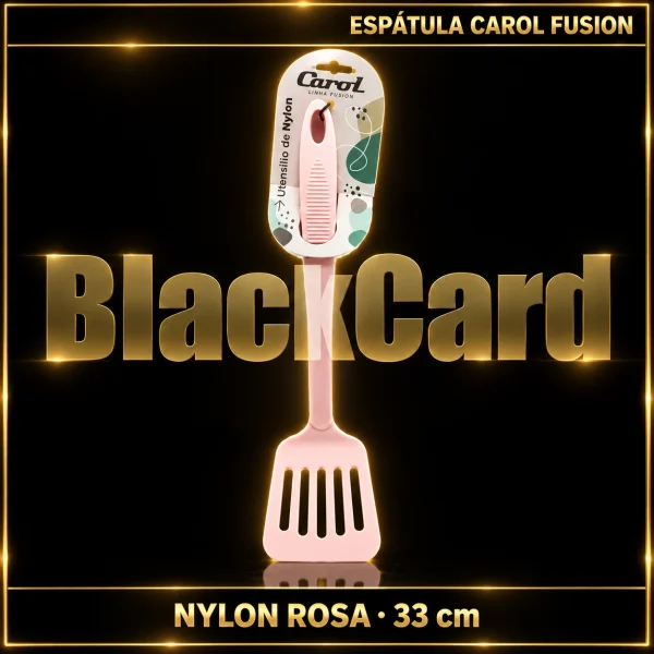 ESPATULA NYLON ROSA FUSION 33CM CAROL