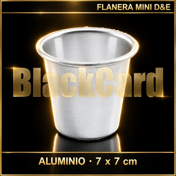 FLANERA MINI DE ALUMINIO D&E 7X7CM