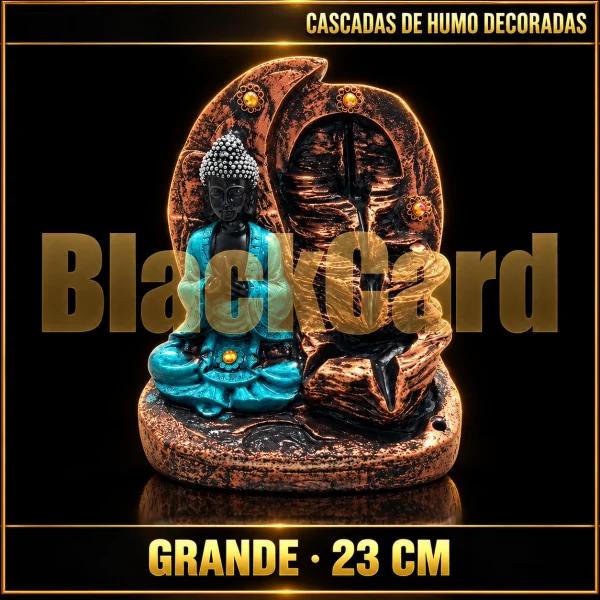 CASCADAS DE HUMO DECORADAS GRANDE 23CM