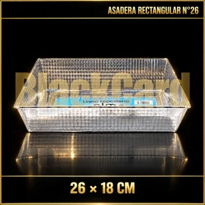 ASADERA RECTANGULAR Nº26 (26X18CM)