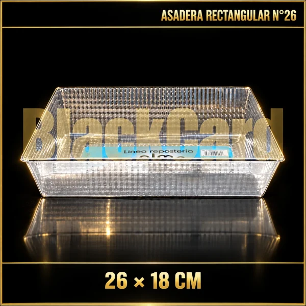 ASADERA RECTANGULAR Nº26 (26X18CM)