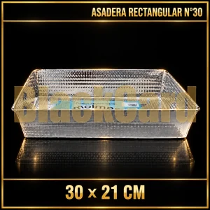 ASADERA RECTANGULAR Nº30 (30X21CM)