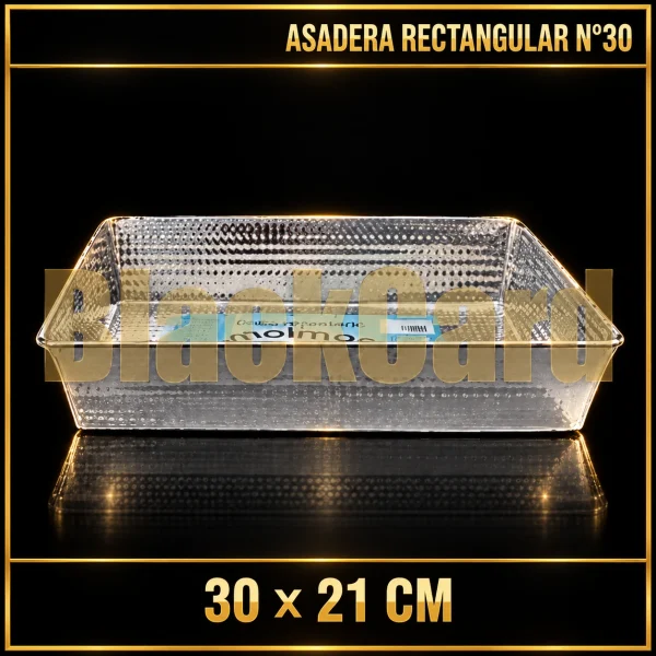 ASADERA RECTANGULAR Nº30 (30X21CM)