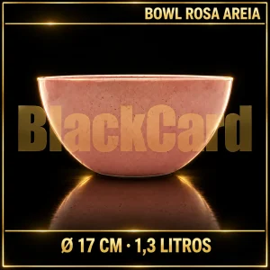 BOWL Ø 17CM CAPACIDAD 1.3LTS. ROSA AREIA