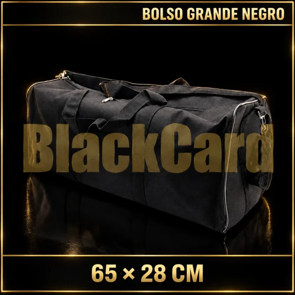 BOLSO GRANDE NEGRO 65X28CM