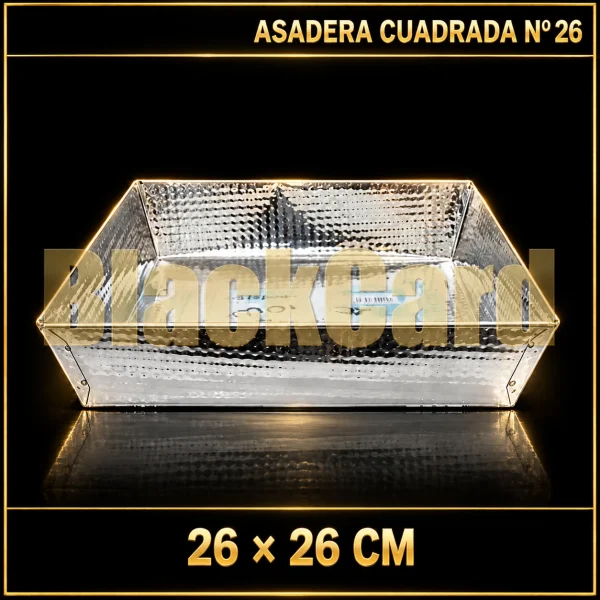 ASADERA CUADRADA Nº26 (26X26CM)