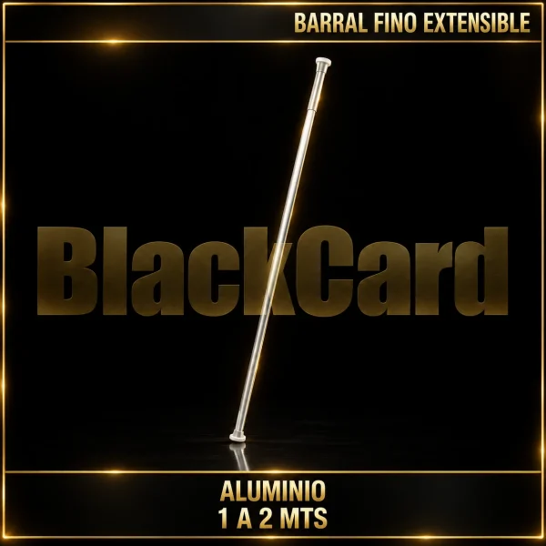 BARRAL FINO EXTENSIBLE ALUMINIO 1 A 2 MTS