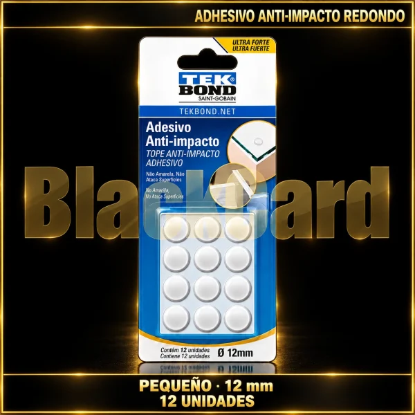 ADHESIVO ANTI-IMPACTO REDONDO TAMAÑO PEQUEÑO 12MM X12