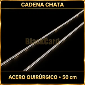 Cadena chata (50cm) (A.Q.)