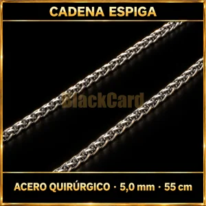 CADENA ESPIGA (5.0mm - 55cm) (A.Q)