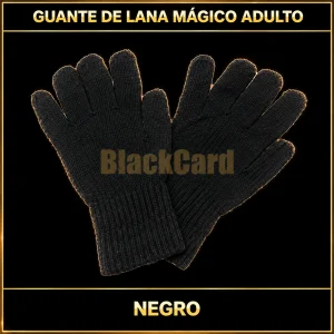 GUANTE DE LANA MAGICO ADULTO NEGRO